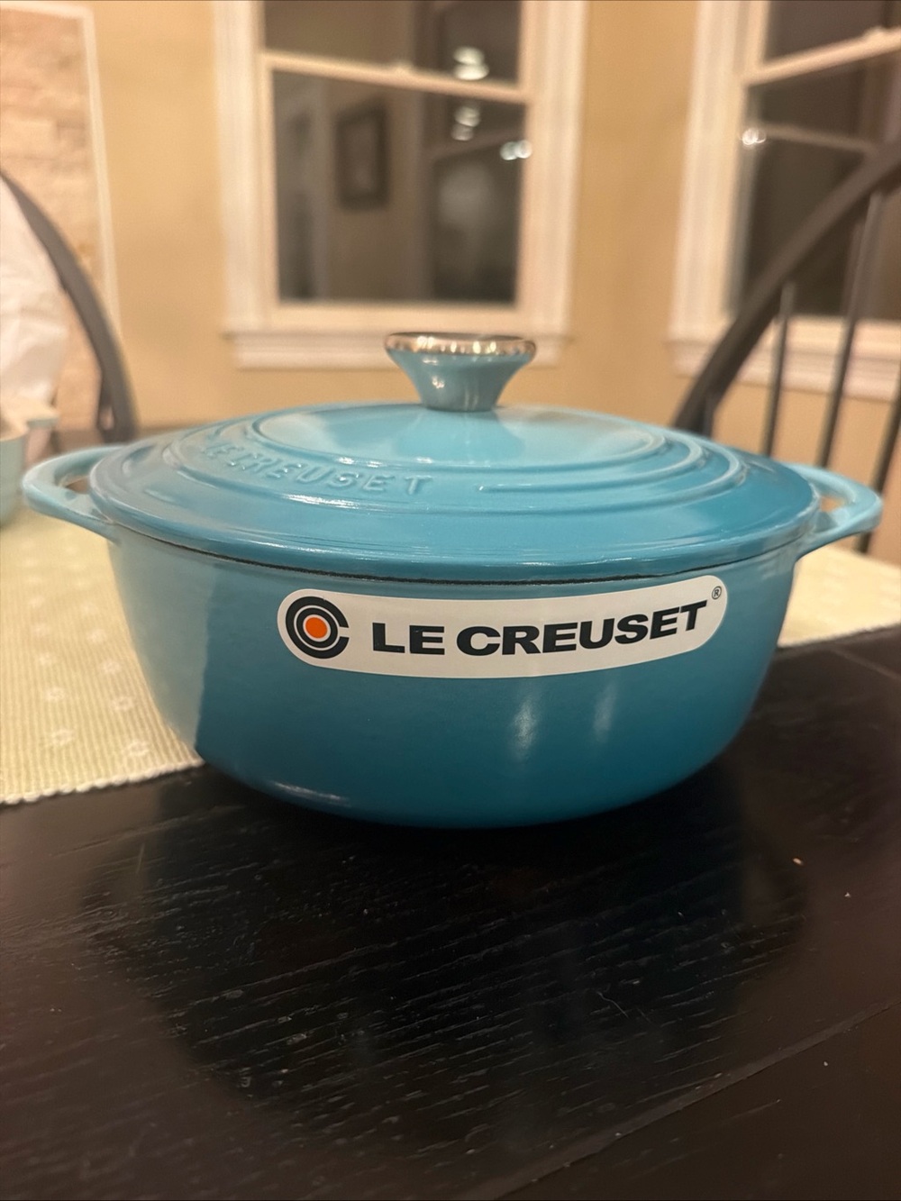 Le Creuset 22 Enameled Cast Iron Dutch Oven Caribbean